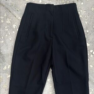 Black High-Waisted Trousers